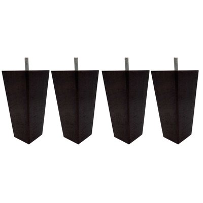 Pied fuseau tronqué gris (lot de 4) SOMEO