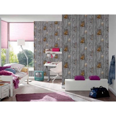 Papier peint enfant "Poney Club" HOME MAISON