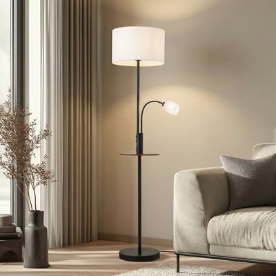 Lampadaire en métal moderne, Aovan LINDBY