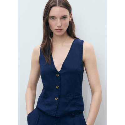 Gilet lyocell effet denim MANGO
