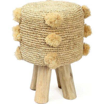 Tabouret Raphia Charme Naturel Bazar Bizar RECOLLECTION