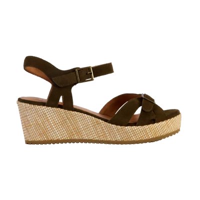 Sandale Compensée Cuir Esabel EMILIE KARSTON