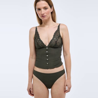 Culotte SYLVANA en modal et dentelle MONOPRIX