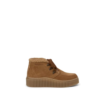 Chaussures à lacets montant jusqu'à la cheville, modèle Bianca en cuir velours souple MARC O'POLO