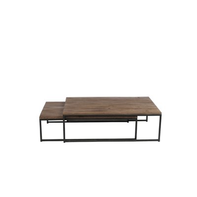 Tables basses gigogne en bois et métal - ALLEN HELLIN, DEPUIS 1862
