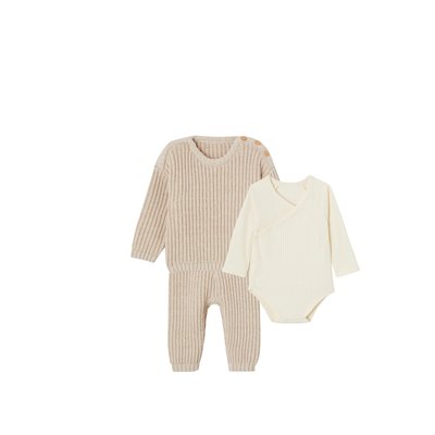 Ensemble 3 pièces mixte naissance VERTBAUDET