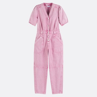 Combinaison pantalon col V manches courtes, TALIAN SUNCOO