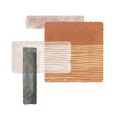 Tableau Mural Formes Colorees ABSTRAIT CEANOTHE