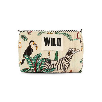 Pochette coton matelassé imprimé LUCE WILD
