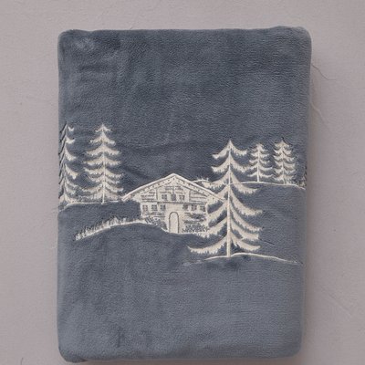 Plaid polaire CHALETS D'ALPAGE SYLVIE THIRIEZ