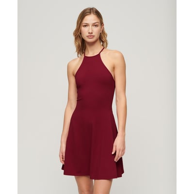 Mini robe ajustée et évasée en jersey SUPERDRY
