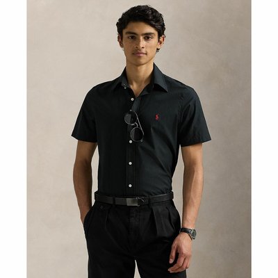 Kurzärmeliges Popeline-Hemd, Slim-Fit POLO RALPH LAUREN