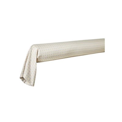 Taie De Traversin en Satin de coton  DAHLIAS BLANC DES VOSGES