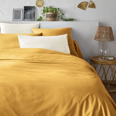 Housse de couette unie percale coton bio Scenario LA REDOUTE INTERIEURS
