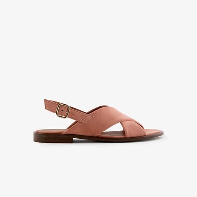 Sandale cuir velours AXELLE MAISON TOUFET