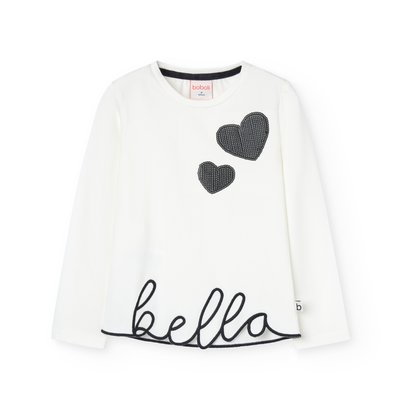 T-shirt en coton avec dessin devant BOBOLI