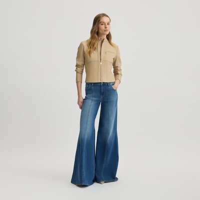 Veste biker en cuir LIU JO