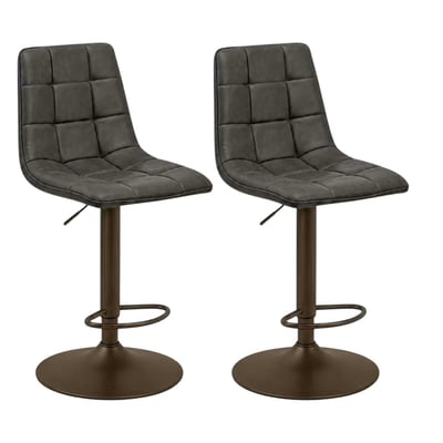 Tabouret de bar touché doux (lot de 2) LORA PIER IMPORT