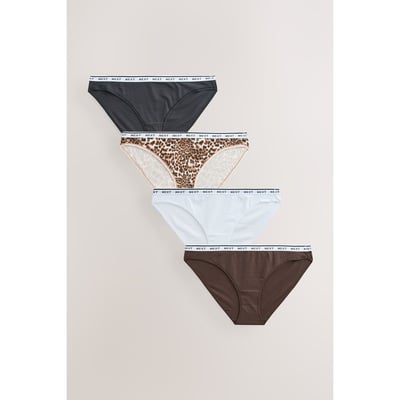 Culotte en coton à logo, lot de 4 NEXT