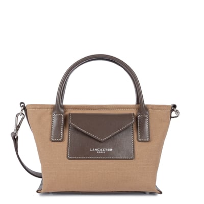 Sac cabas main zippé mini, CANVAS KBA LANCASTER