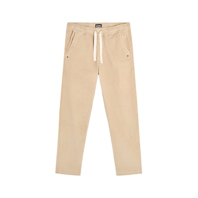 PANTALON LOOSE VELOURS BEIGE PULLIN