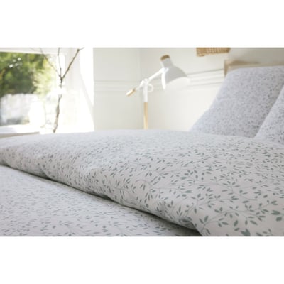 Housse de couette + taies gaze de coton Murmure EDEN