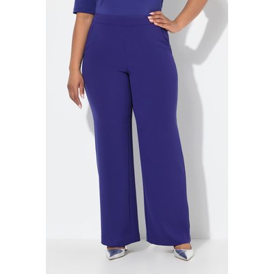 Pantalon de tailleur à jambe droite et large ULLA POPKEN