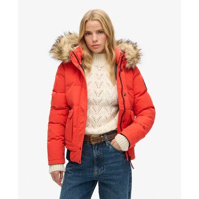 Doudoune courte à capuche zippée SUPERDRY