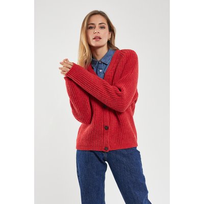 Gilet côte perlée en laine ARMOR-LUX