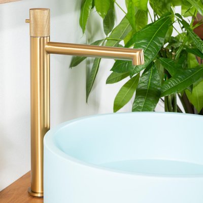 Robinet mitigeur progressif Irminio or brossé WANDA COLLECTION