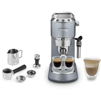 Machine à expresso Dedica Arte EC785.AE bleu + kit barista DELONGHI