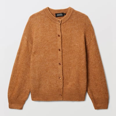 Cardigan uni contenant de la laine MONOPRIX
