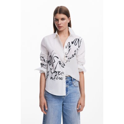 Chemise lettres encre DESIGUAL