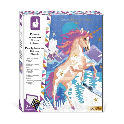 Kit Créatif - Peinture Par Numéro Licornes JANOD