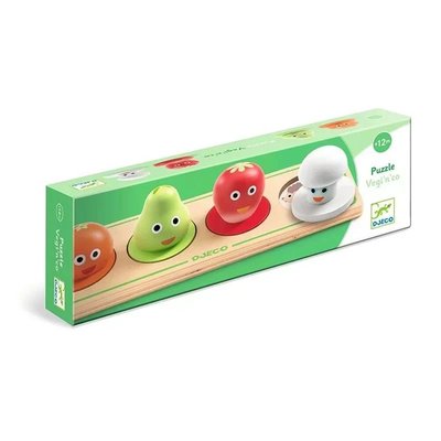 PUZZLES GROS BOUTONS - Vegi'n'Co DJECO