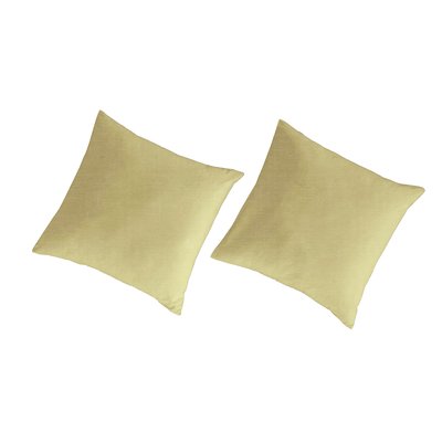2 Taies d'oreiller lin/coton organic UNI NAF NAF HOME