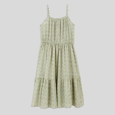 Robe bretelle imprimée en coton BIO MONOPRIX