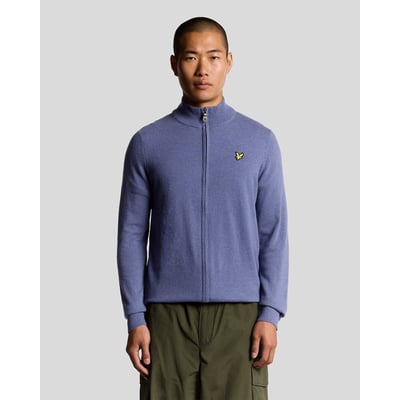 Cardigan en mélange de laine zippé LYLE & SCOTT