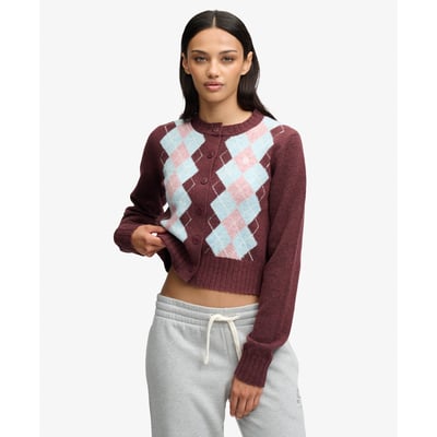 Cardigan Argyle SUPERDRY