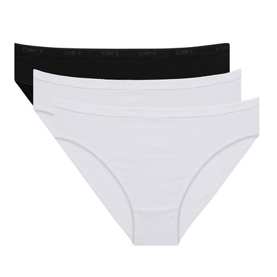 Slip en coton bio stretch, lot de 3, Plus my bio DIM