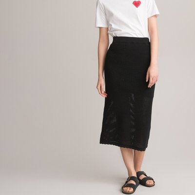 Юбка-труба длинная из трикотажа LA REDOUTE COLLECTIONS
