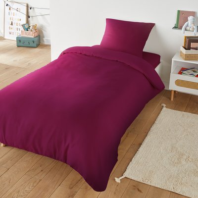 Bedset in microvezel, Microfibre vierkante kussensloop SO'HOME