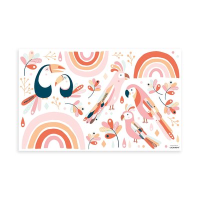 Stickers oiseaux tropicals PARADISIO LILIPINSO