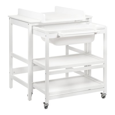 Table à langer avec baignoire Smart White QUAX