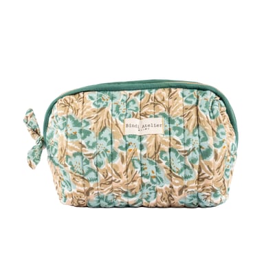 Trousse maquillage en coton matelassé Leone BINDI ATELIER