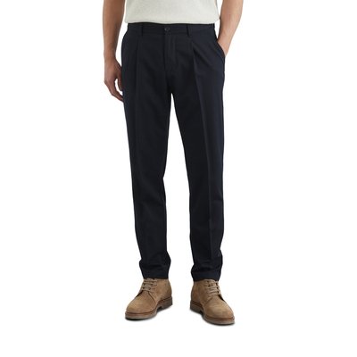 Chino modèle Osby jogger pleats tapered en mélange de matières douces MARC O'POLO