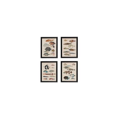 Cadres en bois renard (Lot de 4) RENARD CHEHOMA