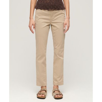 Pantalon chino à taille mi-haute SUPERDRY
