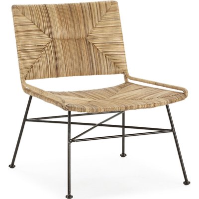 Fauteuil en osier et métal élégant RECOLLECTION