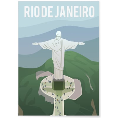 Affiche Rio de Janeiro 2 L'AFFICHERIE